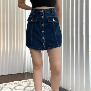 Authentic Denim Mini Skirt